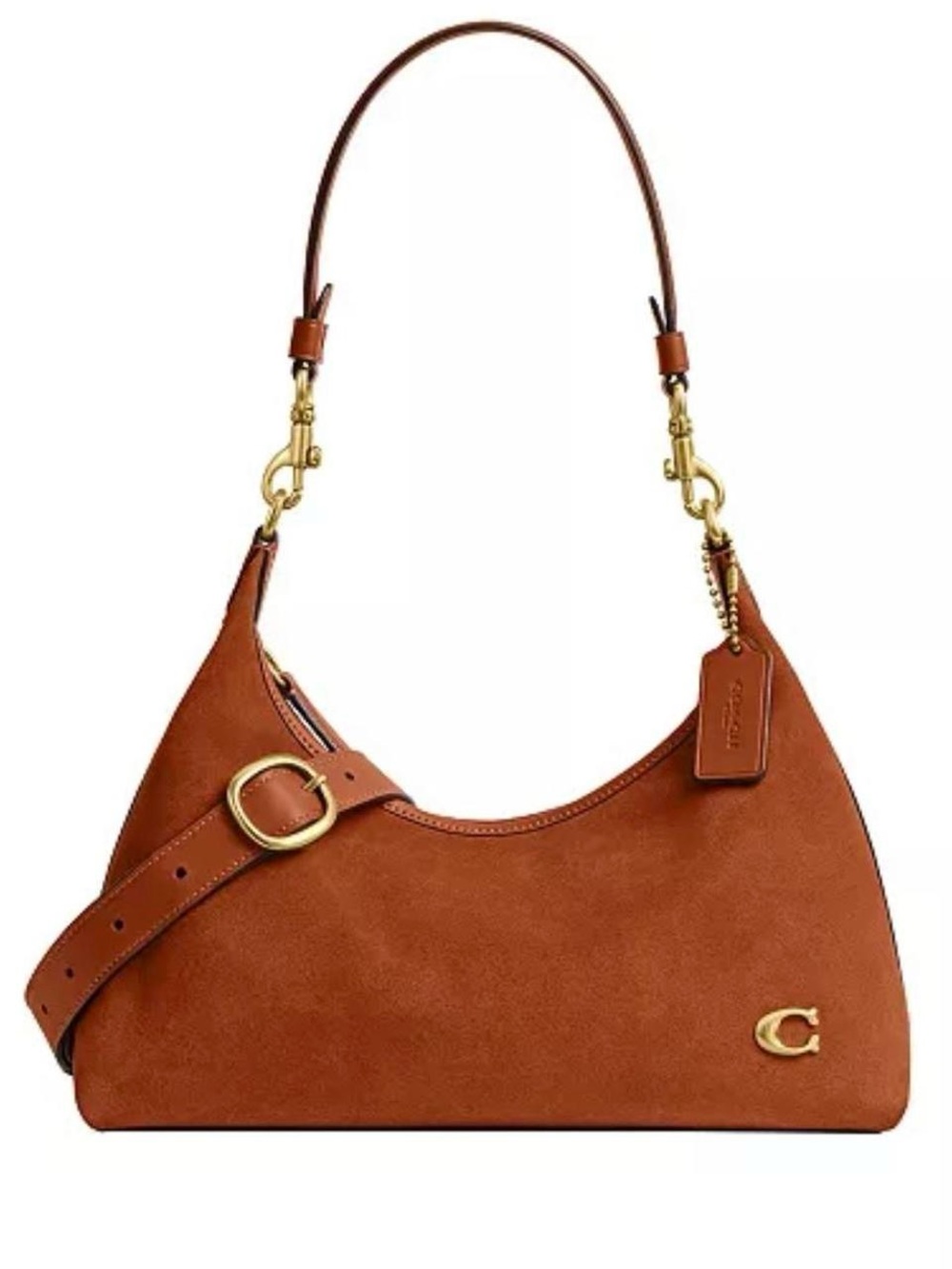New Coach Juliet Suede Shoulder Bag
